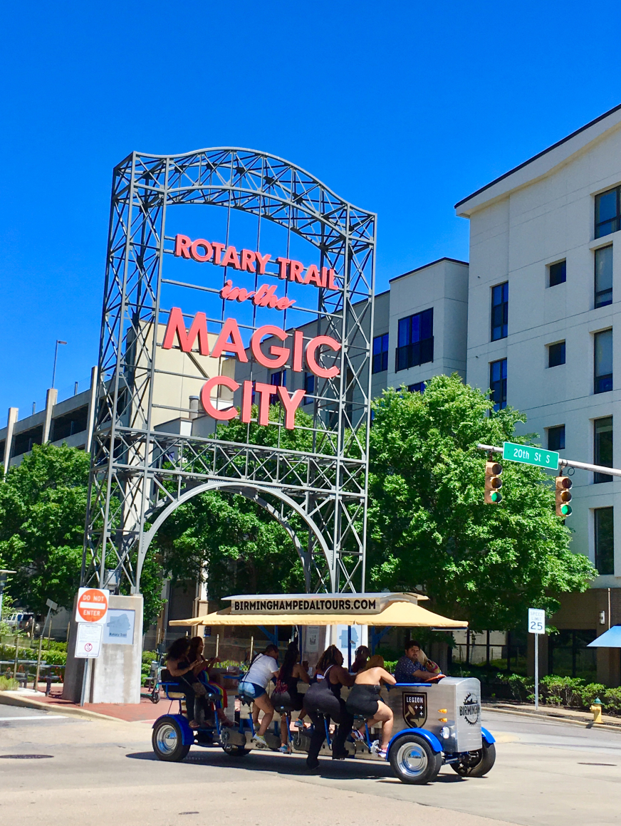 Magic City sign in Downtown Birmingham